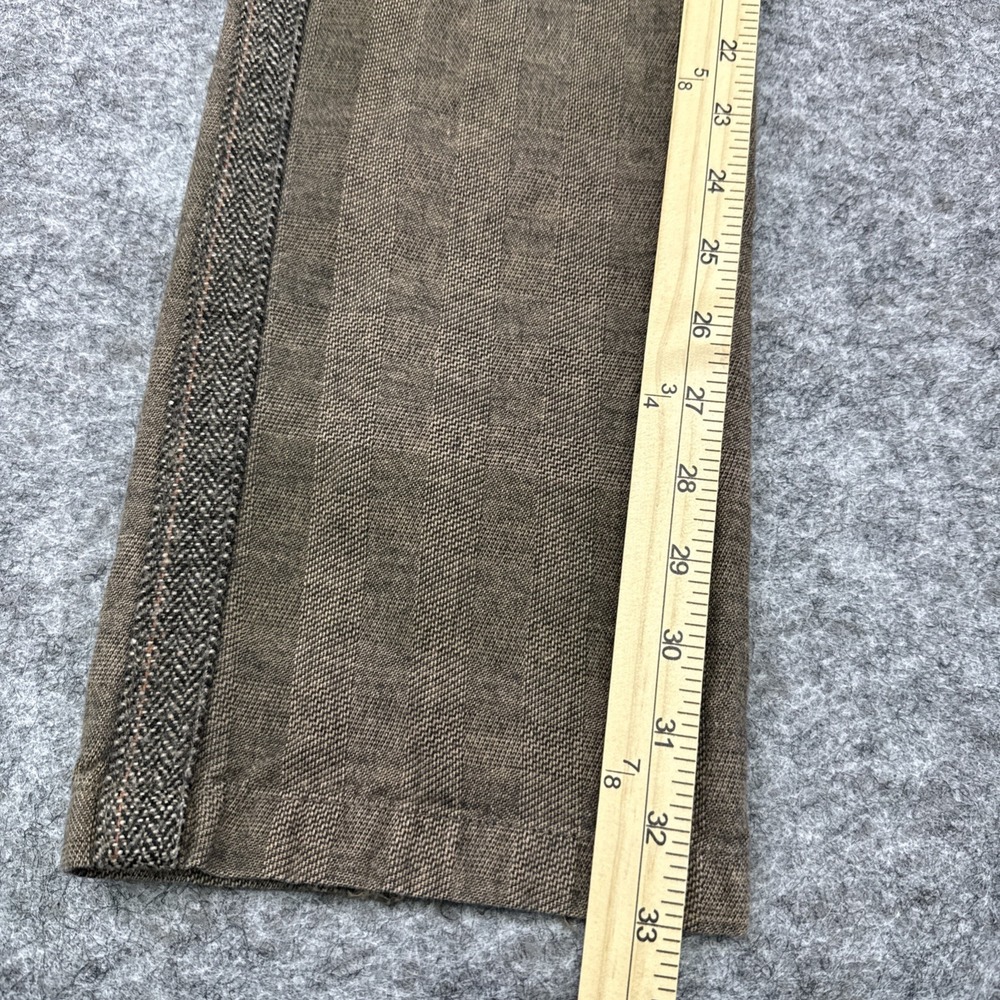 Da-Nang Brown Tweed Accent Pants - Picture 11 of 16
